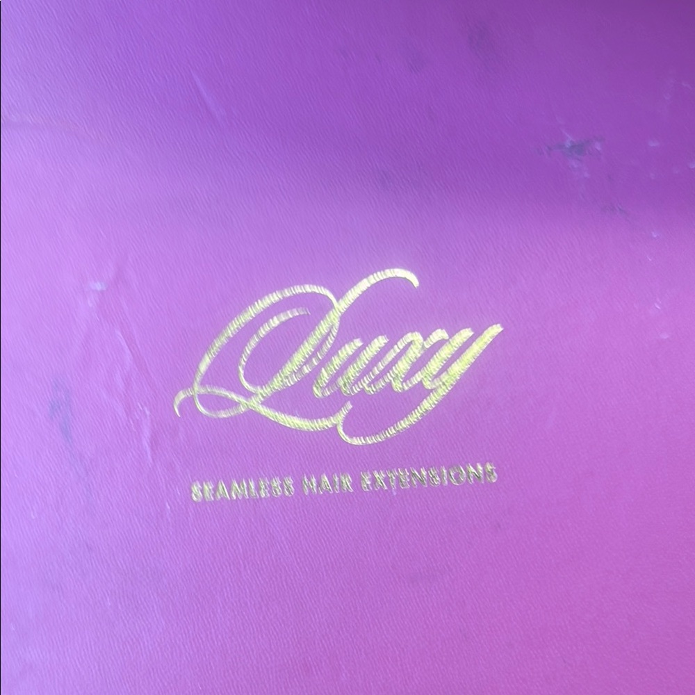 Lux Brown Hair Extensions in Pink Box